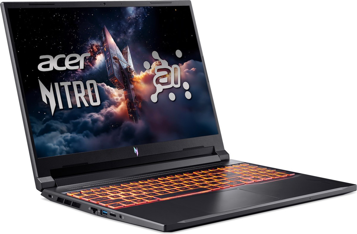 Ноутбук Acer Nitro V 16 AI ANV16-42 (NH.U1FER.002) [16", Ryzen 7 260, 16 ГБ ОЗУ, 1 ТБ SSD, RTX 5070, DOS]