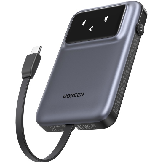Пауэрбанк UGREEN PB764 (45329) 10000mAh Серый