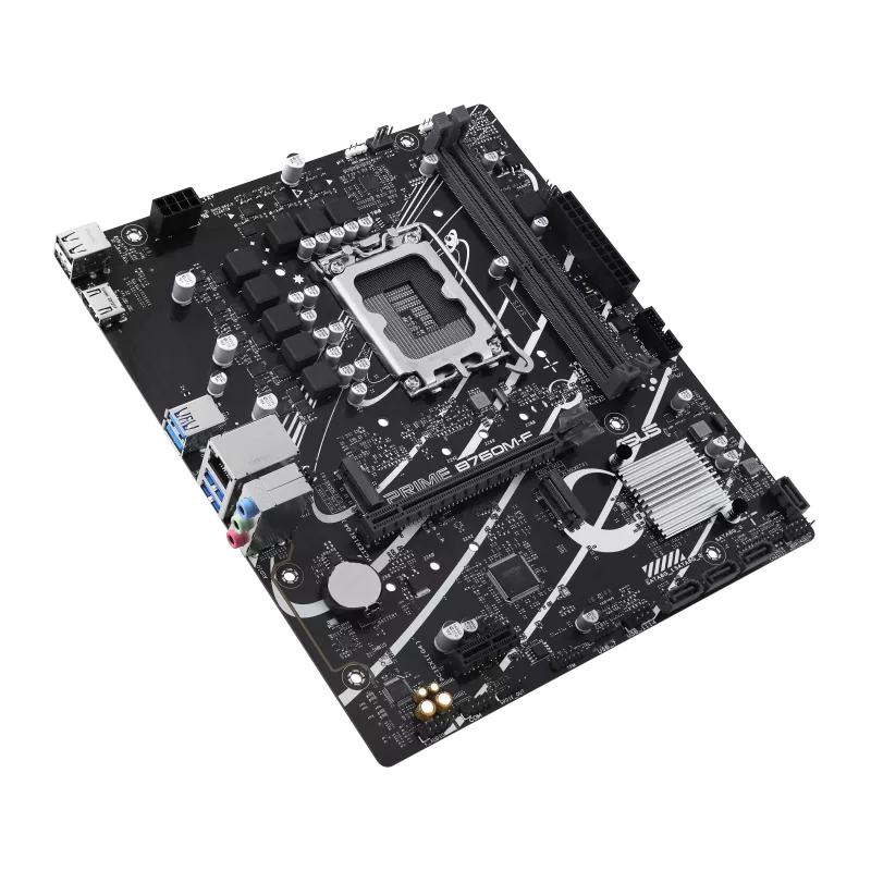 Материнская плата Asus PRIME B760M-F [LGA 1700, Intel B760, 2xDDR 5, 2xM.2, 1xPCI-E x16, Micro-ATX]