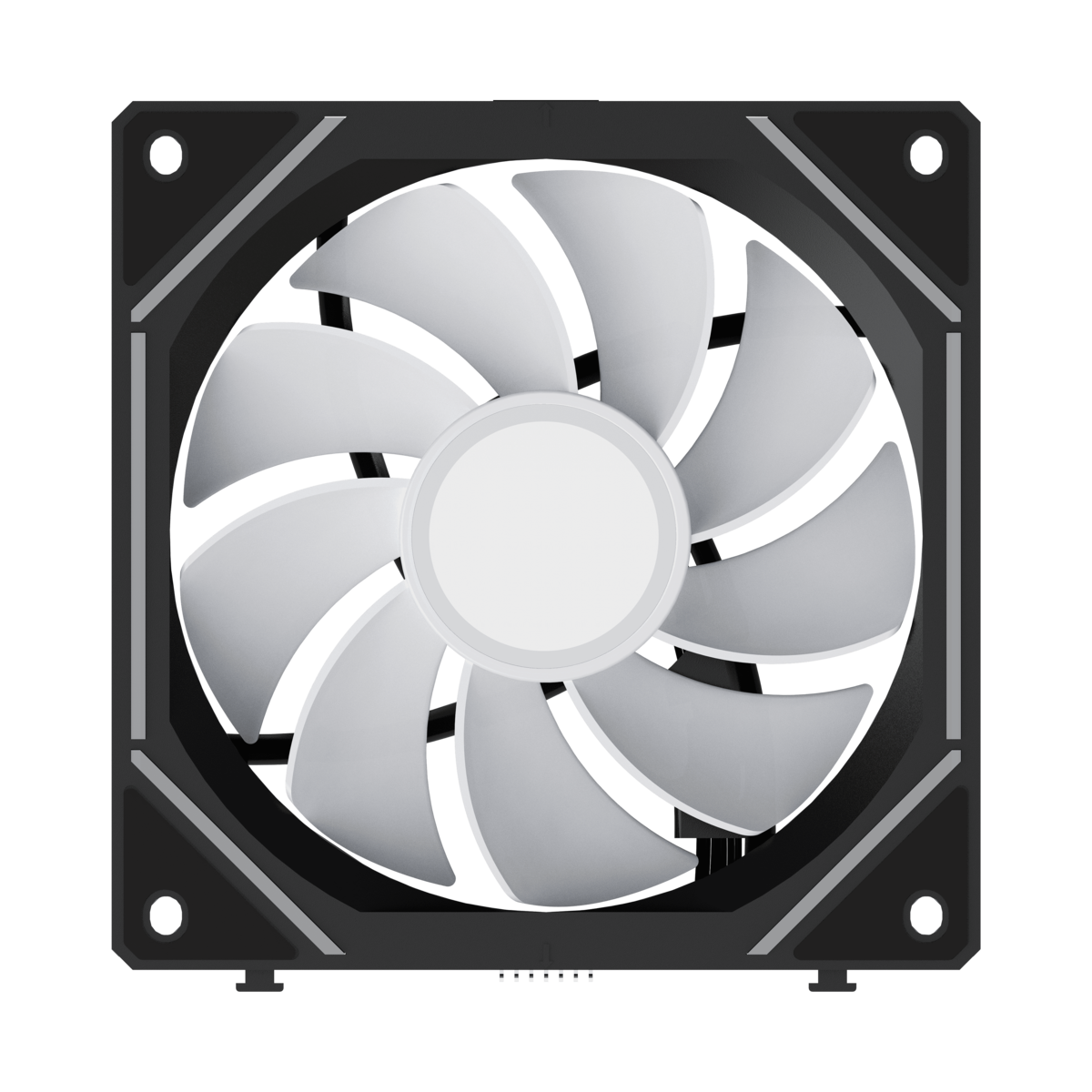 Комплект вентиляторов для корпуса Ocypus Gamma F12 UNI BK ARGB REVERSE BLADE 3-IN-1 [123 x 120 мм, 1800 об/мин, 53 CFM, 31 дБ, PWM]