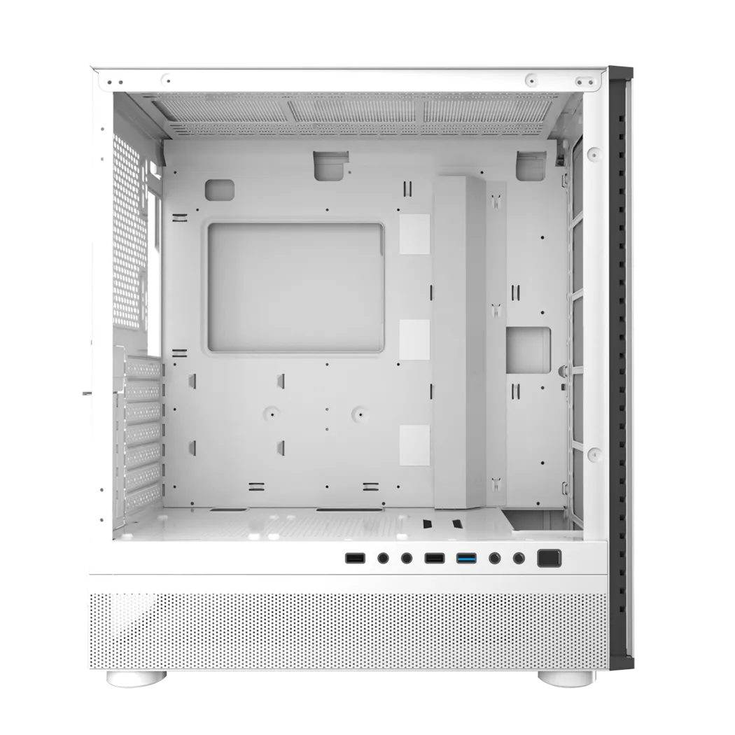 Корпус PCCooler ME200W MESH WH [Midi Tower, 3 x 120 мм, белый]