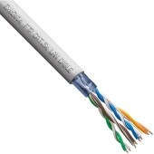 Кабель сетевой ExeGate  FUTP4-C5e-CU-S26-IN-PVC-GY-305 бухта Cable FTP, (~305м)