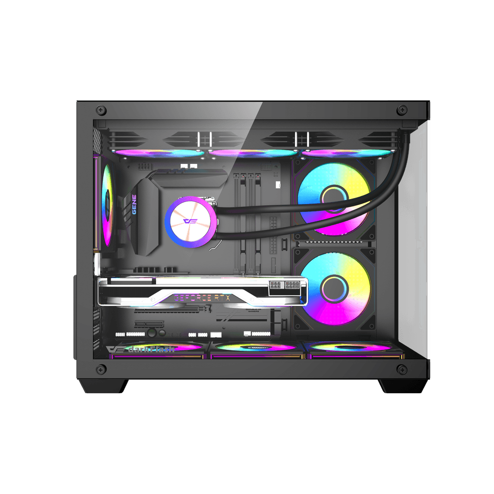 Корпус darkFlash B275 PRO (DF-B275-PRO) [Mini Tower, Черный]