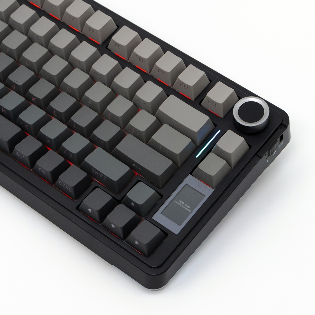 Клавиатура Aula S75 Pro [механическая, проводная + беспроводная, RGB подсветка, Seiya, черная]