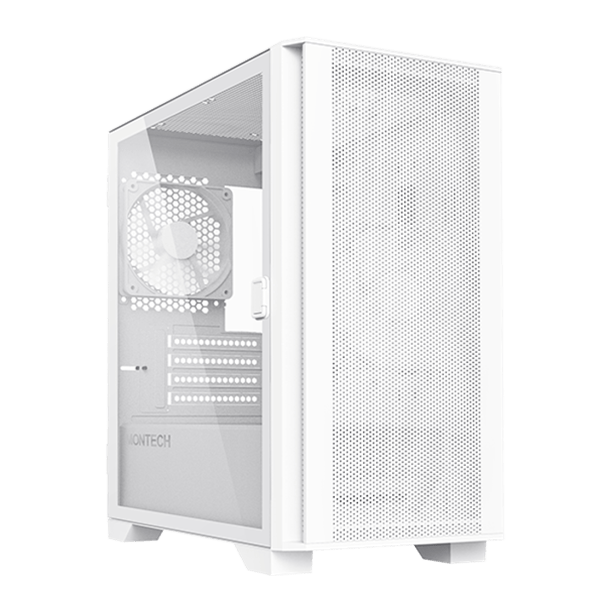 Корпус Montech AIR 100 LITE (W) [Mini Tower, 2 × 120 мм, Белый]