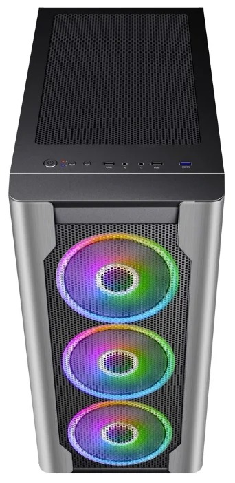 Корпус 1stPlayer DK DX, серебристый, Midi Tower