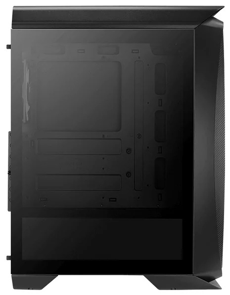 Корпус ПК без БП Aerocool Aero One Frost, черный - купить в интернет-магазине Forcecom.kz Корпус ПК без БП Aerocool Aero One Frost, черный