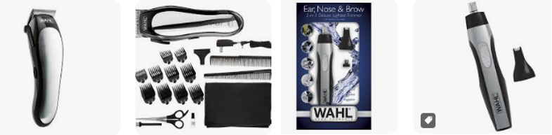 Машинка для стрижки волос Wahl Lithium-Ion Cordless + Wahl Nose (79600-3116 + 05546-216) серебро-черный