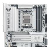 Материнская плата Asus TUF GAMING B850M-PLUS WIFI7 W (B850M-PLUS WIFI7 W) [AM5, AMD B850, 4xDDR 5, 3xM.2, 1xPCI-E x16, Micro-ATX]