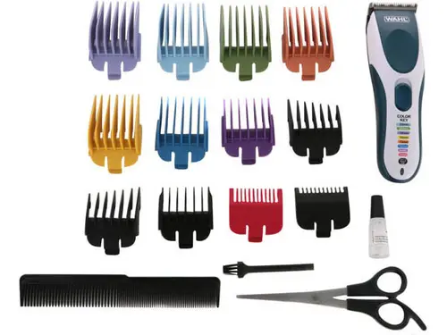 Машинка для стрижки волос Wahl Color Pro Cordless Combo бело-синий