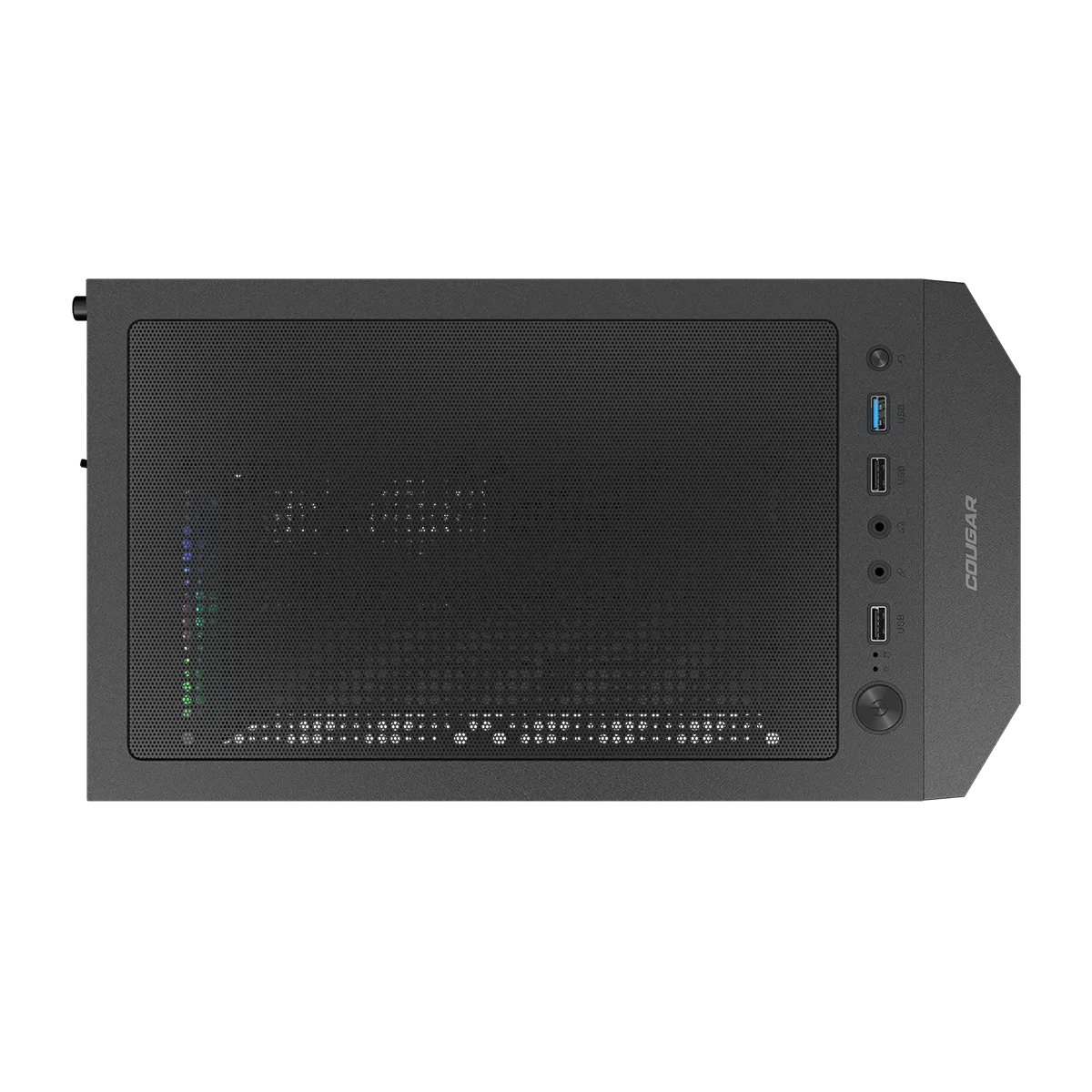 Корпус Cougar MX110 RGB (382BD20.0001) [Midi Tower, 4x 120 мм RGB, черный]