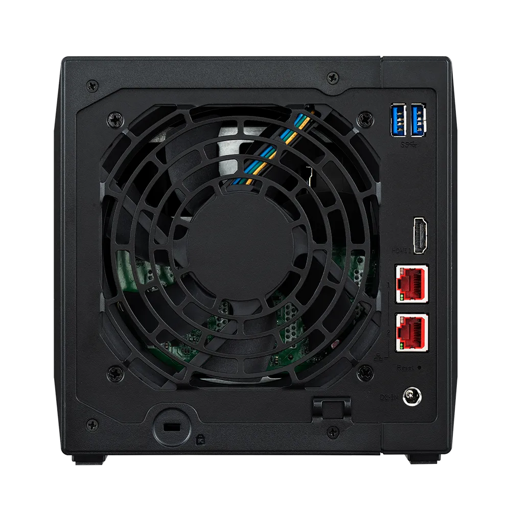 Сетевое хранилище ASUSTOR NIMBUSTOR 4 Gen2 (AS5404T), 4GB DDR4, 4x M.2 SSD Slots + 4x HDD