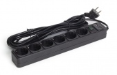 Сетевой фильтр iPower, iPEO5m-USB, 6 розеток, кабель 5 м., черный - купить по цене 2 870 тг. в интернет-магазине Forcecom.kz