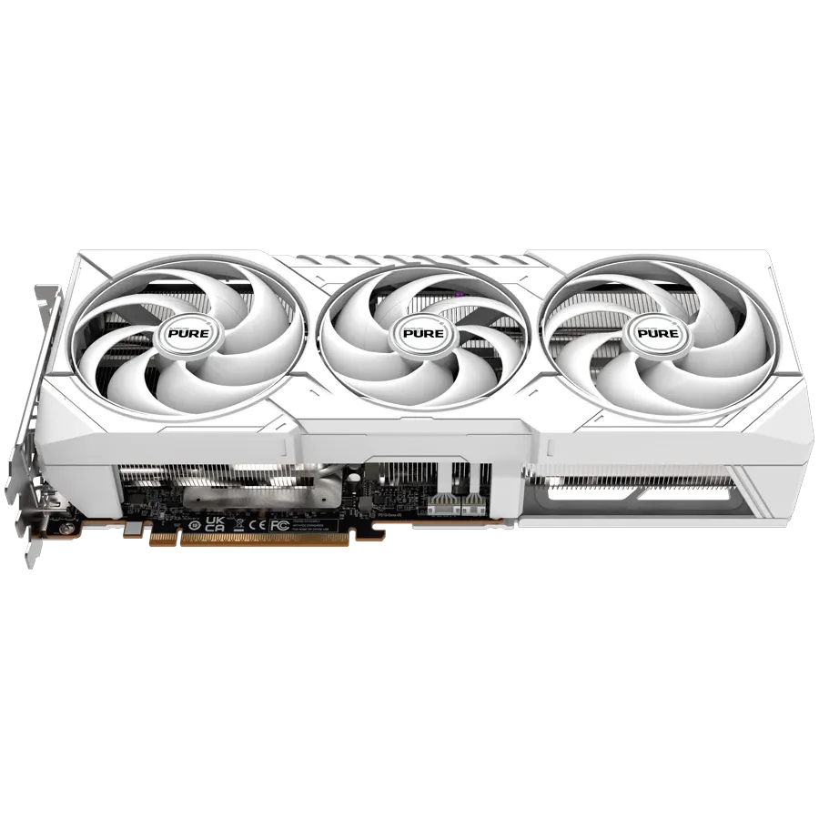 Видеокарта Sapphire PURE AMD RADEON RX 9070 XT GAMING OC 16GB DUAL (11348-02-20G) [16 ГБ, GDDR6, 256 бит, HDMI (2 шт), DisplayPort (2 шт)]