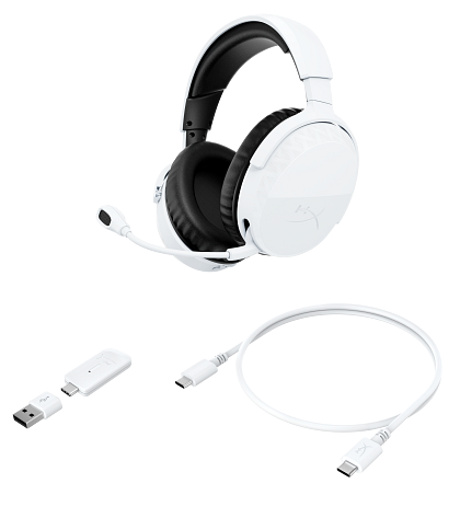 Наушники-гарнитура игровые HyperX Cloud Stinger 3 Wirelesss PS5 (BS1T9AA) белый