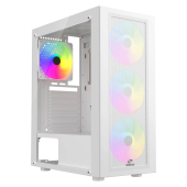 Корпус Wintek Magic (L204-W-M TG) [Midi Tower, 4x 120 мм FRGB, белый]