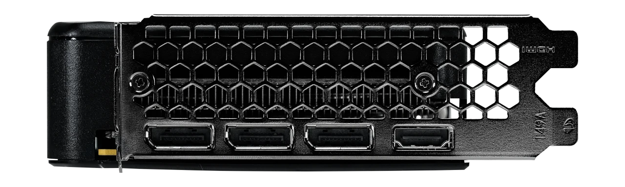 Видеокарта Palit RTX5050 DUAL OC 8G (NE65050S19P1-GB2070D) [8 ГБ, GDDR6, 128 бит, HDMI, DisplayPort (3 шт)]