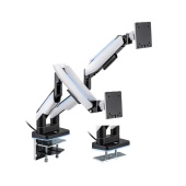Настольный кронштейн с газлифтом XG MGG-1735D белый для 2-х мониторов (17"-35") белый 