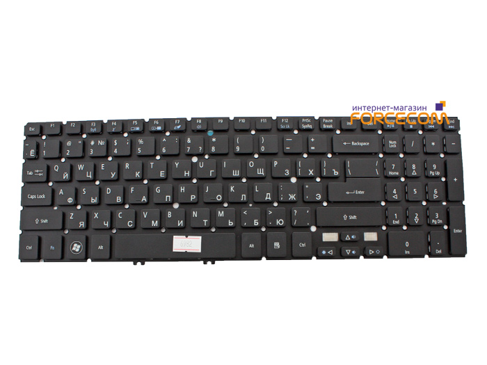 Клавиатура для ноутбука Acer Aspire M5-581G/ 581T/ V5-571/ 531, RU, черная