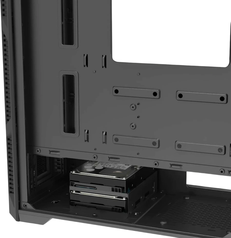 Корпус Raijintek ARCADIA III ST (ARCADIA III-ST) [Midi Tower, 1 x 120 мм, черный]