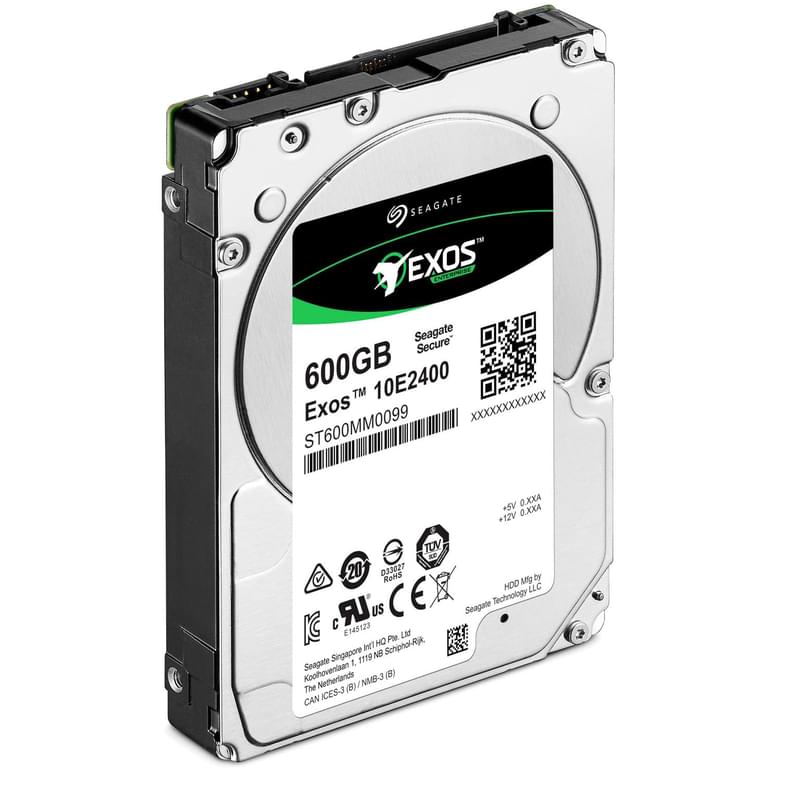 Жесткий диск Seagate Server Exos 10E2400 (ST600MM0099) [600 ГБ, 2.5", SAS, 10000 об./мин, для сетевых накопителей (NAS)]