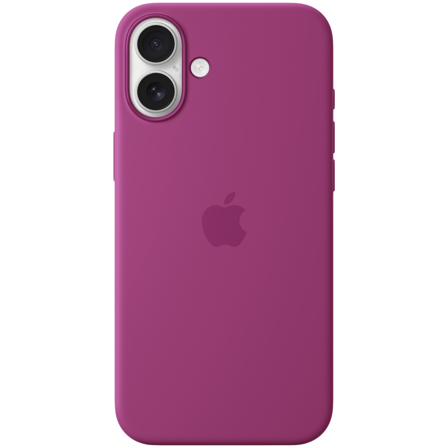 iPhone 16 Plus Silicone Case with MagSafe - Fuchsia (MYYE3ZM/A), Model A3314