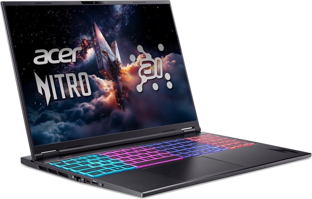 Ноутбук Acer Nitro 16S AI AN16S-61-R2QL (NH.QXVER.001) [16", Ryzen AI 9 365, 32 ГБ ОЗУ, 2 ТБ SSD, DOS]
