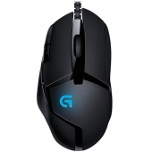 Мышь Logitech G402 Hyperion Fury, 910-004067 [проводная, светодиодная, 4000 DPI, 1000 Гц, подсветка]