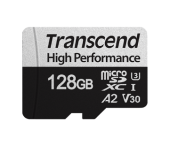 Карта памяти MicroSD Transcend TS128GUSD330S, 128GB/ Class 10/ U3 A2 - купить по цене 15 100 тг. в интернет-магазине Forcecom.kz