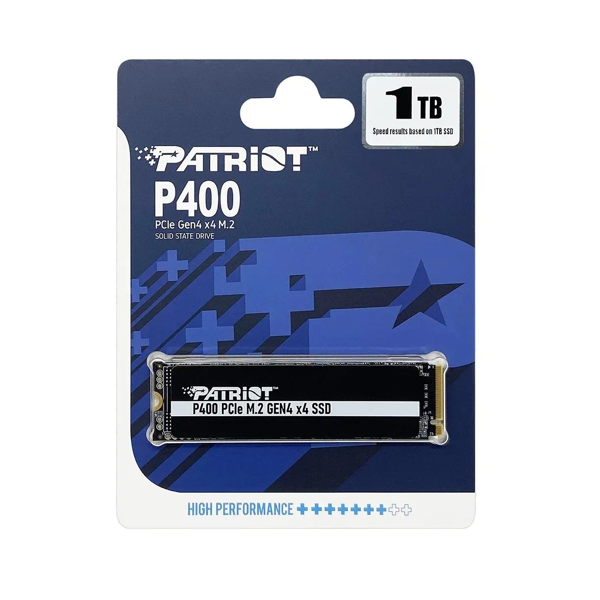 SSD накопитель Patriot P400 (P400P1TBM28H) [1 ТБ, M.2PCI-E, чтение: 5000 МБ/с, запись: 4800 МБ/с, TLC]