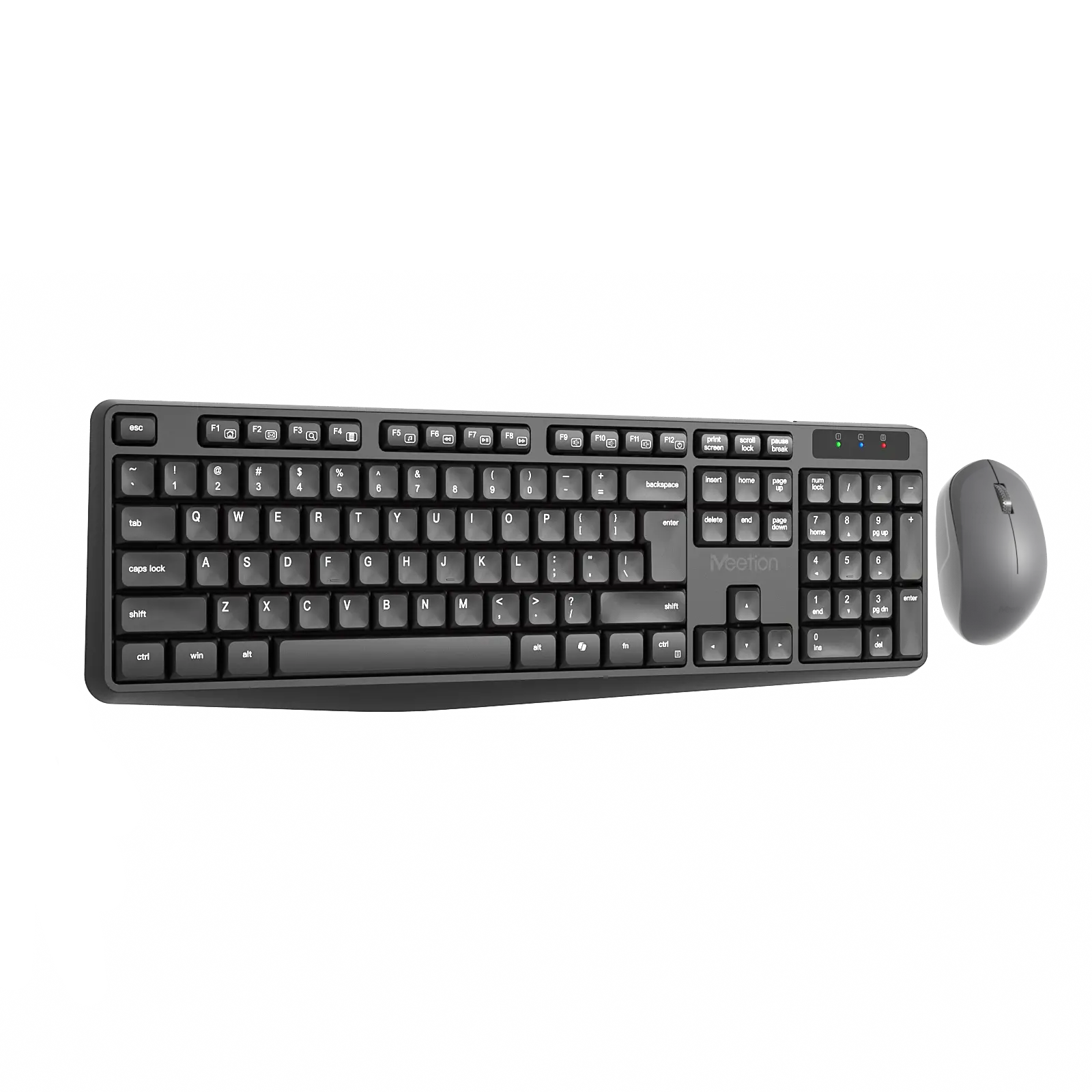 Клавиатура+мышь Meetion CW235 (MT-CW235 Black) [мембранная, беспроводная, черная]