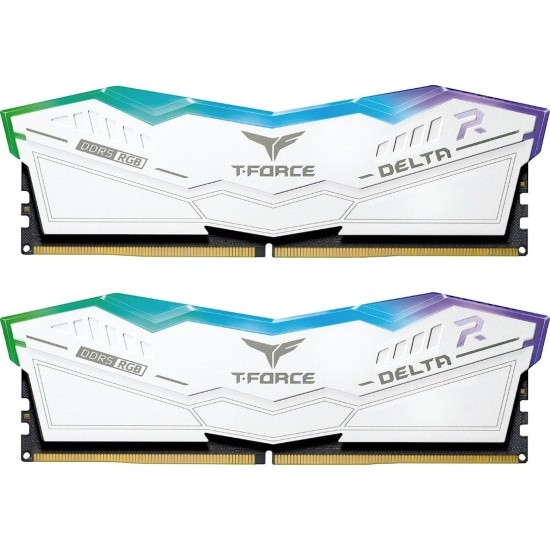Комплект оперативной памяти Team Group Team T Force Delta RGB (FF4D564G6000HC38ADC01) [64 ГБ, DDR 5, 6000 МГц, 1.35 В, подсветка, KIT]