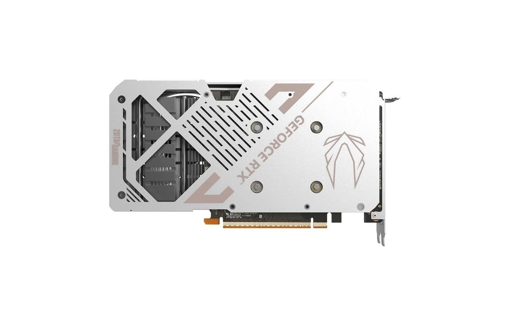 Видеокарта Zotac RTX 5060 TWIN EDGE WHITE OC (ZT-B50600Q-10M) [8 ГБ, GDDR7, 128 бит, HDMI, DisplayPort (3 шт)]