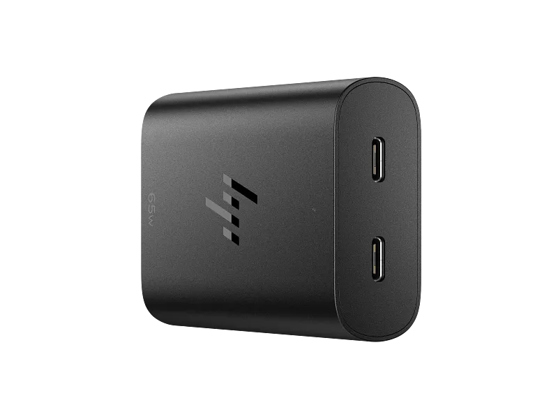 ЗУ HP 600Q7AA USB Type C® 65W GaN Laptop Charger - Black