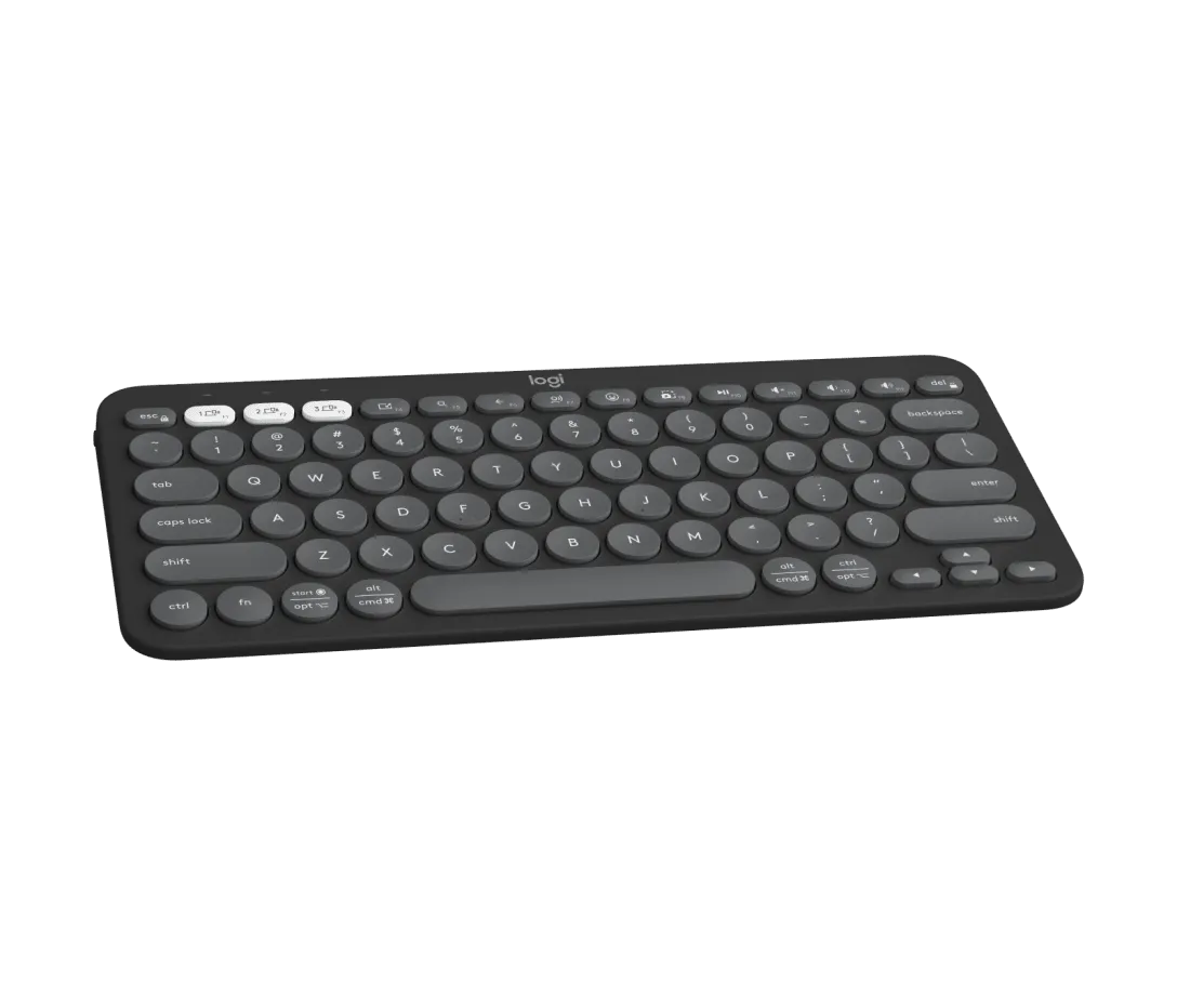 Клавиатура Logitech Pebble Keys 2 K380s (920-011851) [мембранная, беспроводная, серая]