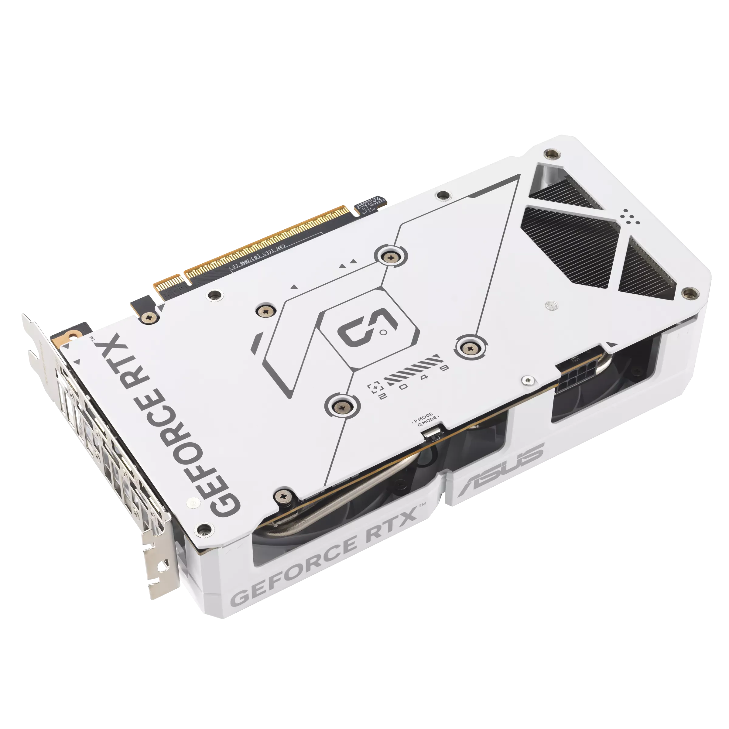 Видеокарта Asus GeForce RTX5060 8Gb DUAL OC Edition White (DUAL-RTX5060-O8G-WHITE) [8 ГБ, GDDR7, 128 бит, HDMI, DisplayPort (3 шт)]