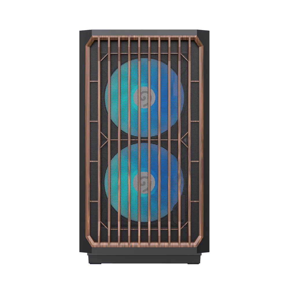 Корпус GameMax F35 BW Black (1116-4035R0003) [Midi Tower, 2 x 140x140 мм, черный]