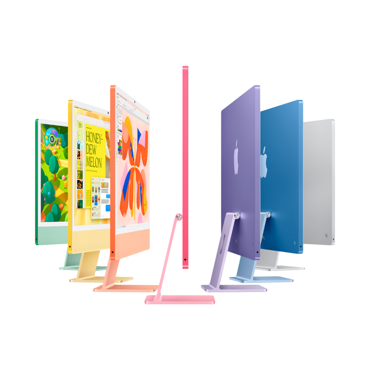 24-inch iMac with Retina 4.5K display (MWUY3RU/A): Apple M4 chip with 10‑core CPU and 10‑core GPU, 16GB, 256GB SSD - Green, Model A3137