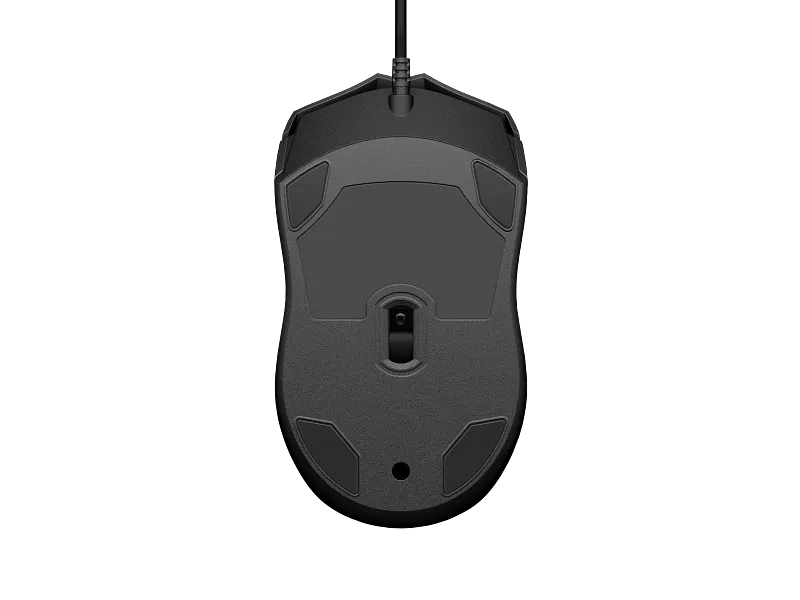 Мышь HP Wired Mouse 100 (6VY96AA) [проводная, светодиодная, 1600 DPI, черная]
