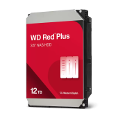 Жесткий диск Western Digital RED Plus (WD120EFGX) [12 ТБ, 3.5", SATA III, 7200 об./мин, кэш - 512 МБ, для сетевых накопителей (NAS)]