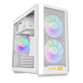 Корпус GameMax F36 WH White (1116-4036R0010) [Midi Tower, 2 x 140x140 мм, белый]