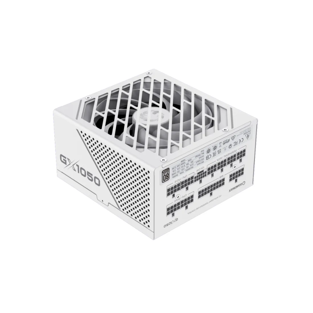 Блок питания GameMax GX-1050 WT [1050 Вт, 80 PLUS Platinum, 10x SATA, 4x 6+2 pin PCIe, 2x 4+4 pin CPU, ATX]