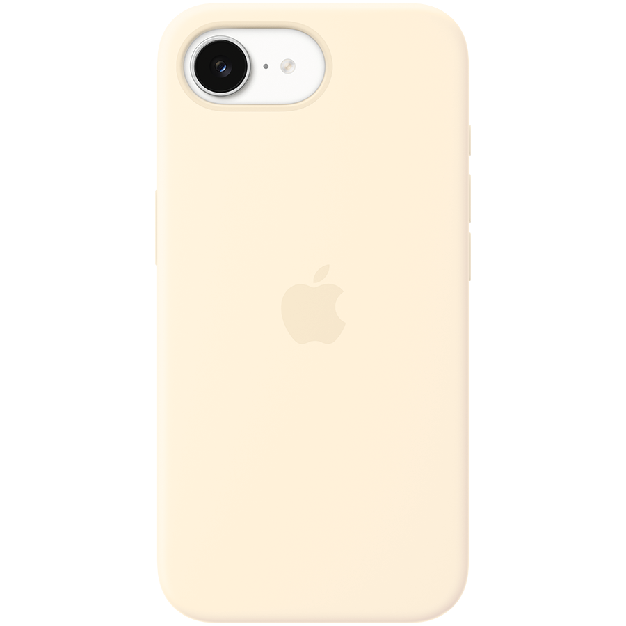 iPhone 17e Silicone Case with MagSafe - Vanilla,Model A3646