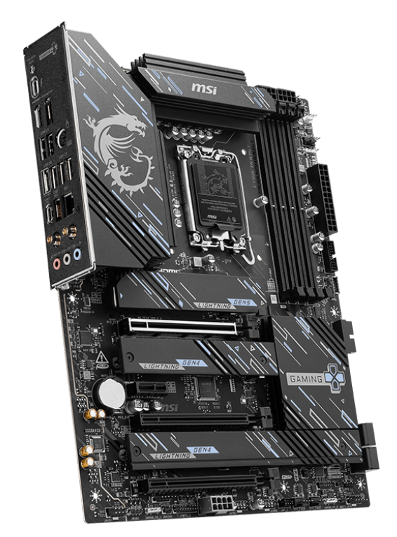 Материнская плата MSI Z890 GAMING PLUS WIFI [LGA 1851, Intel Z890, 4xDDR 5, 4xM.2, 3xPCI-E x16, Standard-ATX]