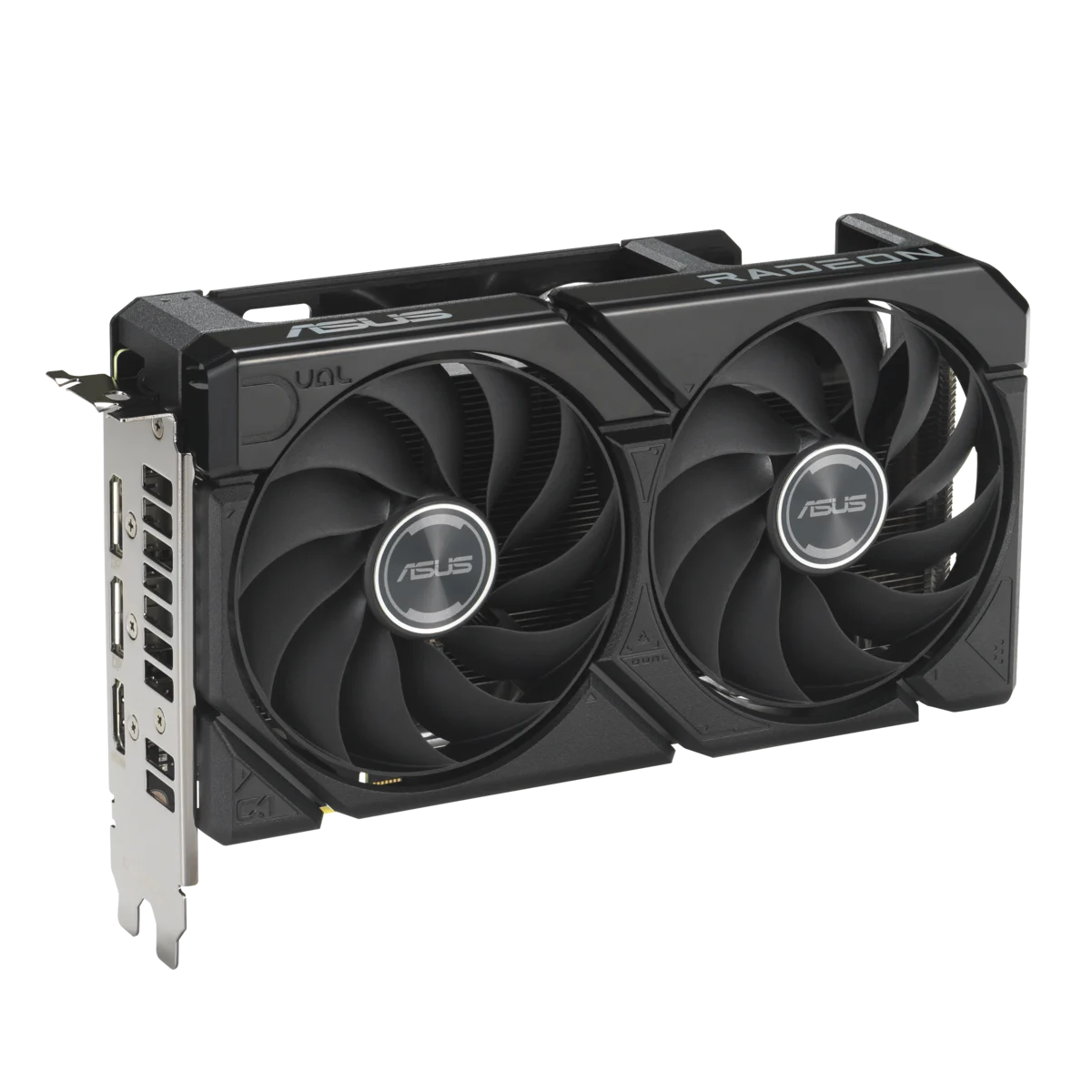 Видеокарта Asus Radeon RX 9060 XT Dual 8G (DUAL-RX9060XT-8G) [8 ГБ, GDDR6, 128 бит, HDMI, DisplayPort (2 шт)]