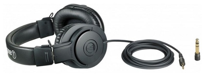 Наушники Audio-Technica ATH-M20x, черный