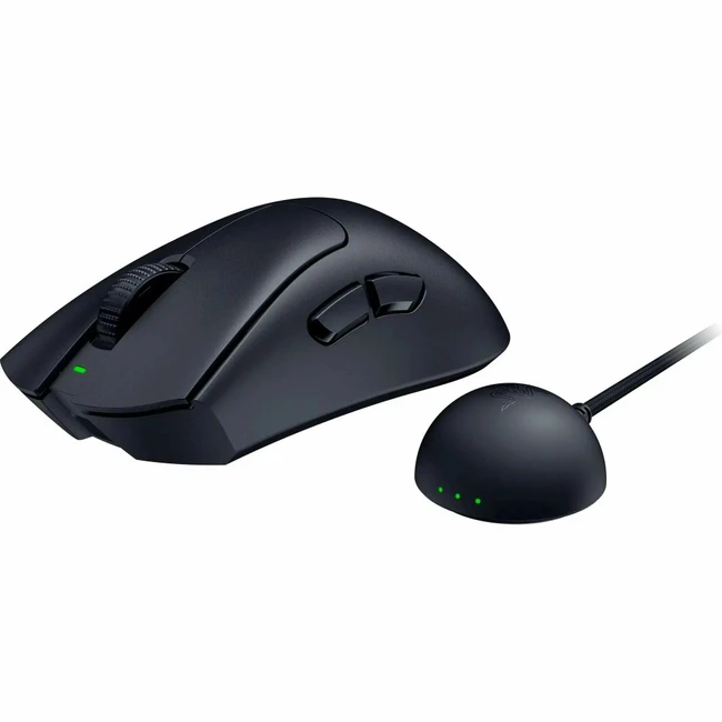 Мышь Razer DeathAdder V4 Pro (RZ01-05330100-R3G1) [проводная + беспроводная, светодиодная, 45000 DPI, 8000 Гц, черная]