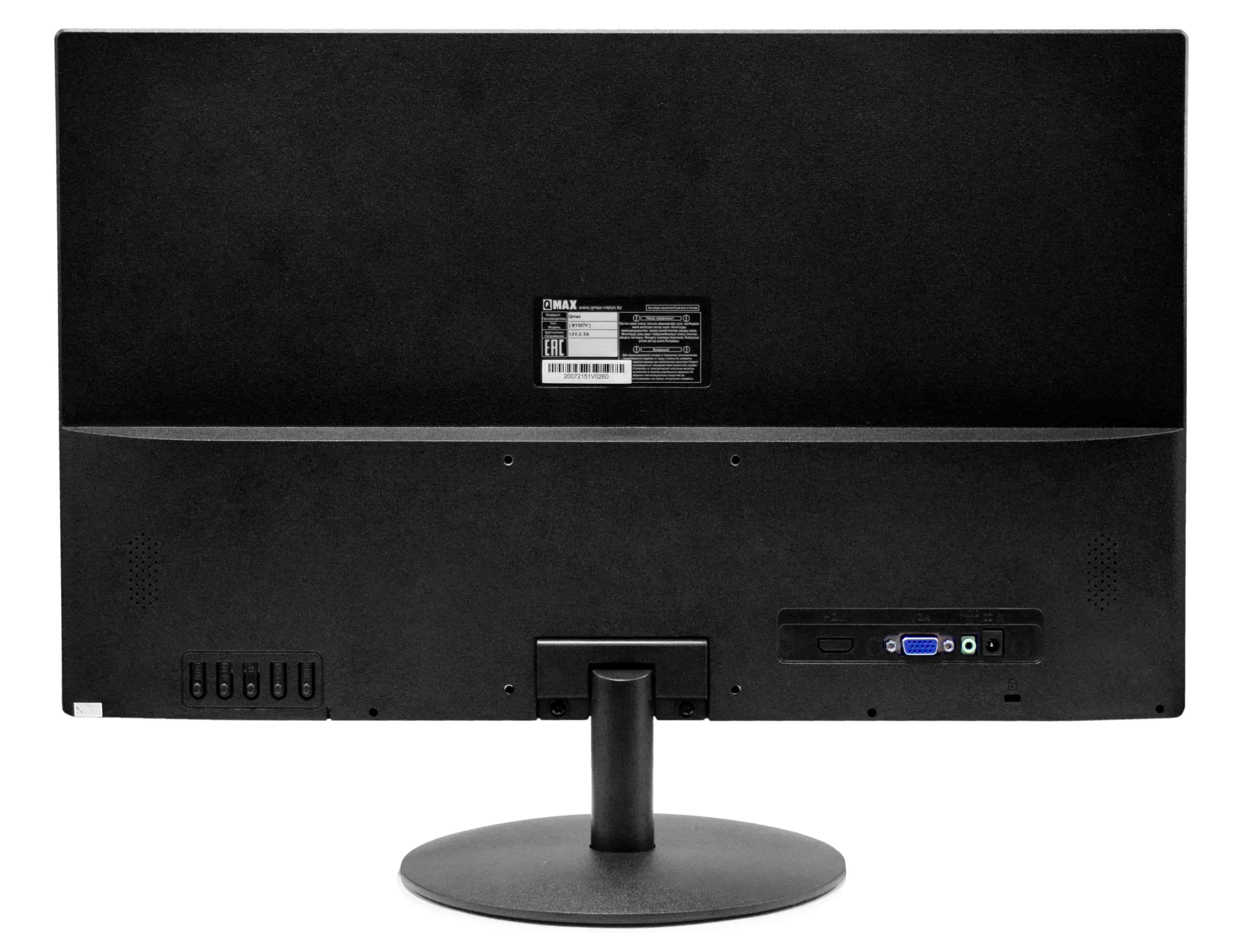 Монитор Qmax BY227V, 21.5/ FHD/ TN/ 5ms/ черный 