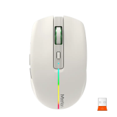 Мышь MeeTion BTM002 [проводная + беспроводная, светодиодная, 1600 DPI, 125 Гц, подсветка, зеленая]