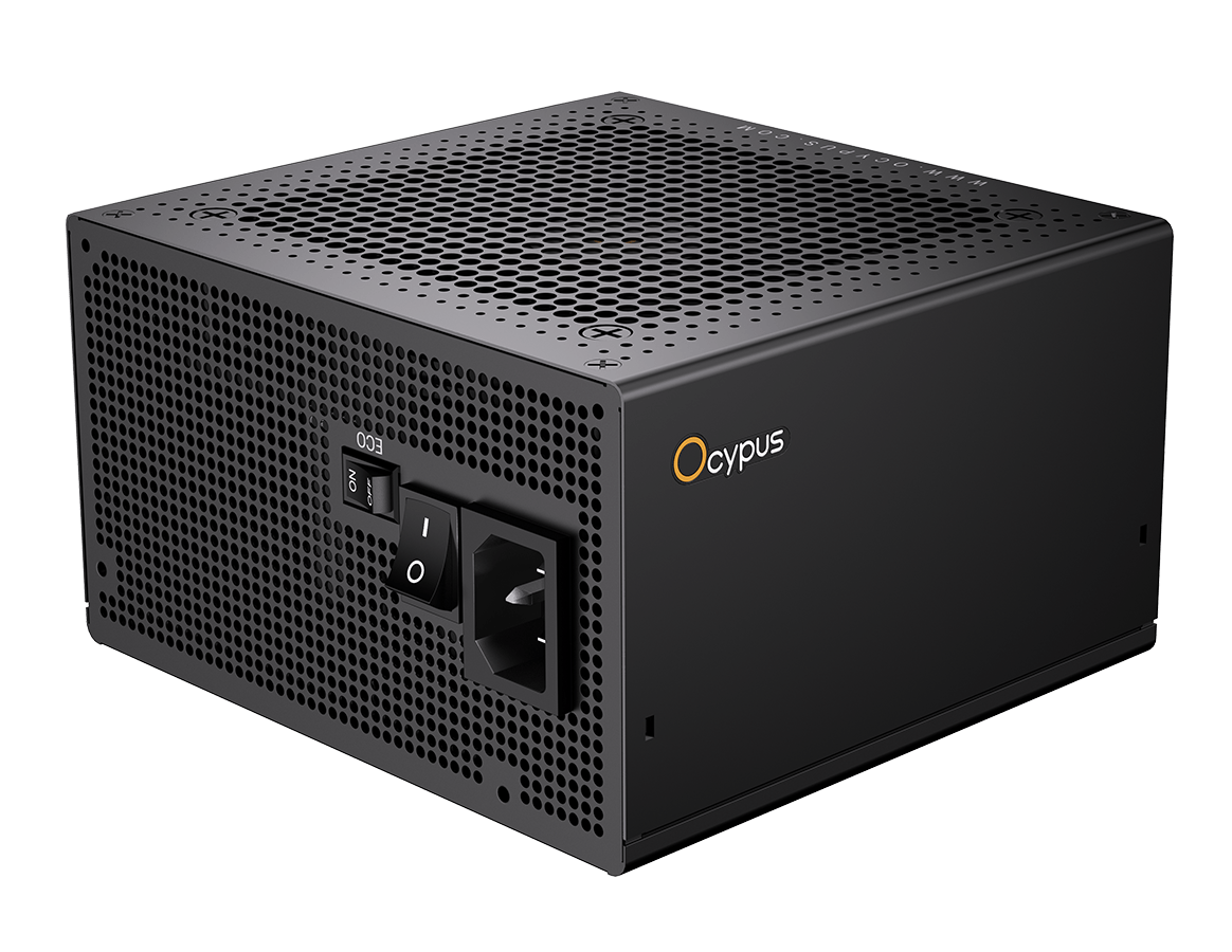 Блок питания Ocypus Iota P1000 (Iota-P1000-G1FFBK024X-EU) [1000 Вт, 80 PLUS Gold, 8x SATA, 1 x 16 pin (12VHPWR), 3 x 6+2 pin PCIe, 2x 4+4 pin CPU, ATX]